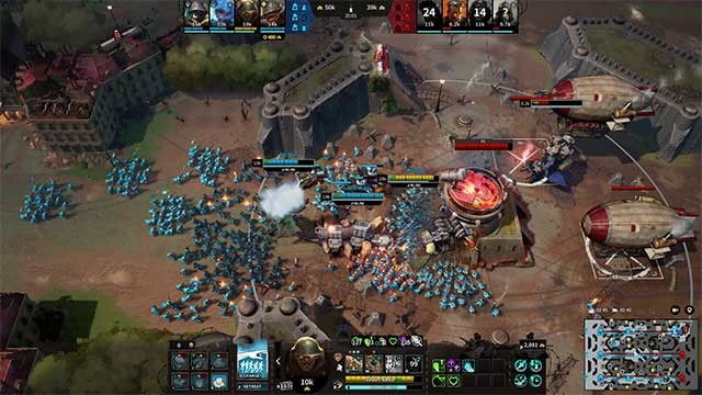 Tham gia vào các đấu trường 4v4 kịch tính