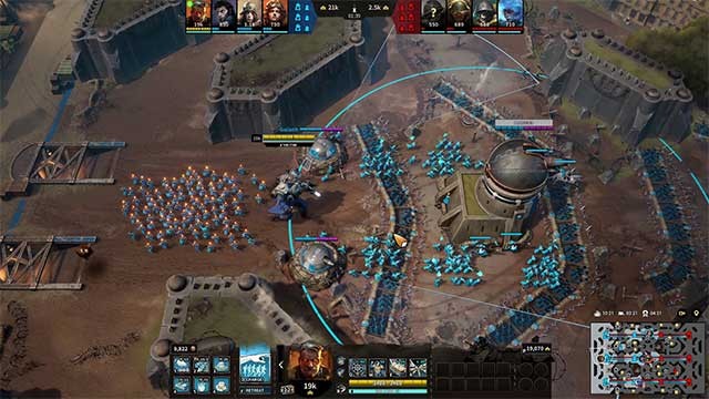 Triển khai các Battlework trên một chiến trường đô thị hoang tàn