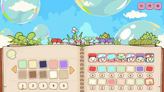Hóa thân thành một cây nấm nhỏ trong game phiêu lưu cute March of Shrooms