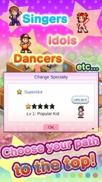 Lựa chọn con đường thành sao trong March to a Million cho Android