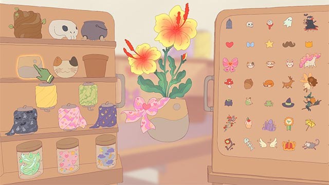 Trang trí chậu hoa bằng vô vàna phụ kiện xinh xắn, đáng yêu