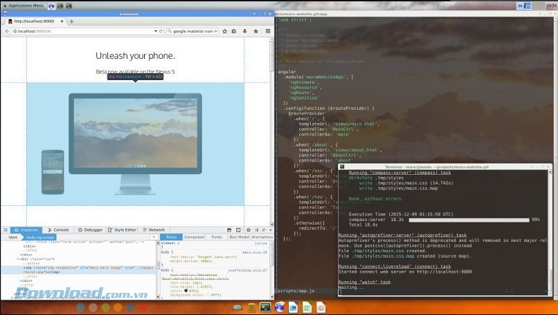 Maru khi sử dụng trên máy tính
