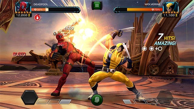Marvel Contest of Champions là game nhập vai đối kháng trong vũ trụ siêu anh hùng Marvel