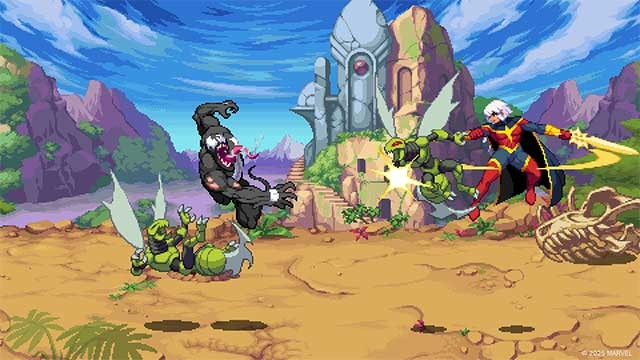 Đắm mình trong thế giới đồ họa pixel đầy màu sắc của MARVEL Cosmic Invasion