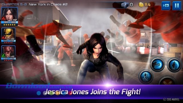 Nhân vật Jessica trong MARVEL Future Fight cho Android