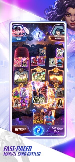 Marvel Snap cho bạn tham gia vào các trận đấu thẻ bài Marvel nhịp độ nhanh
