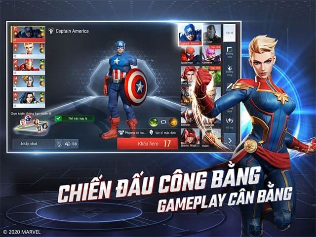 MARVEL Super War tập trung vào lối chơi công bằng