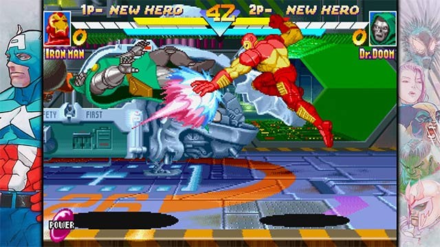 Chế độ chơi online tối đa 9 người là điểm nhấn thú vị trong Marvel vs. Capcom Fighting Collection: Arcade Classics