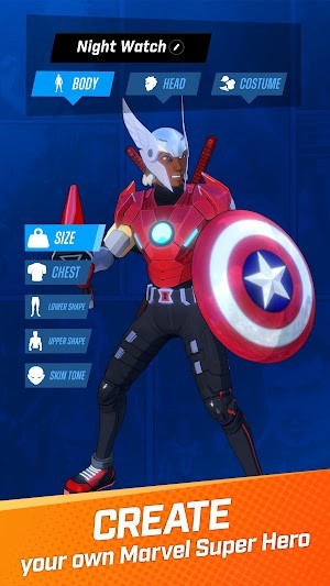 Tạo ra siêu anh hùng Marvel của riêng bạn trong game MARVEL World of Heroes