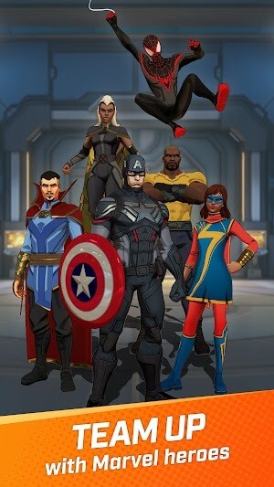 Lập team với các anh hùng Marvel khác