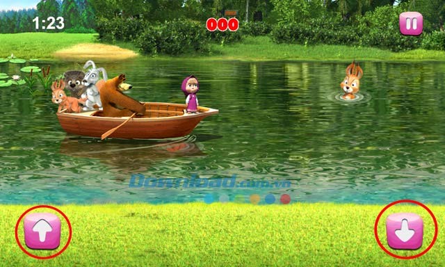 Cùng Masha cứu các loài vật khác trong Masha and the Bear