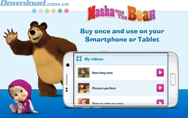 Ứng dụng có cả những tập phim miễn phí và mất phí