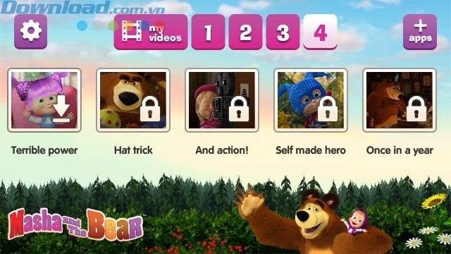 Giao diện thân thiện, phù hợp với trẻ em