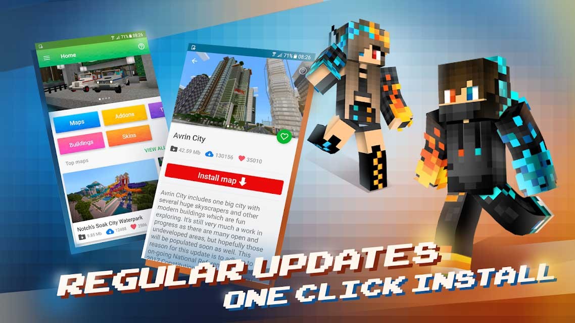 Block Master for Minecraft PE cho Android cập nhật dữ liệu liên tục