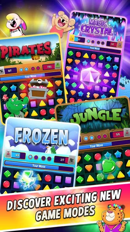 Khám phá nhiều chế độ game khác nhau của Match Masters