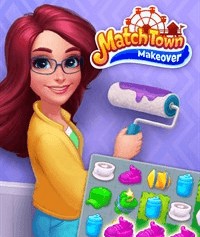 Match Town Makeover: Game Match-3 Xây Dựng Thị Trấn Ngôi Mộng