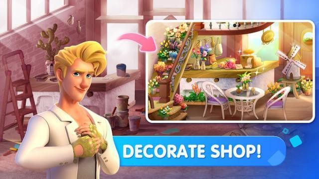 Trang trí các cửa hàng và khôi phục thị trấn