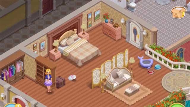 Trang trí cho các căn phòng của Matchington Mansion bằng những món đồ nội thất và phụ kiện lộng lẫy