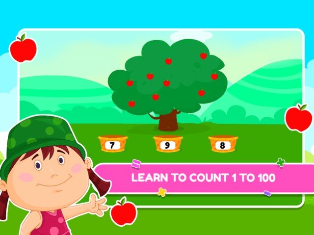Math Games for Kids dạy bé học đếm từ 1-100