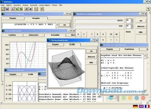 Giao diện phần mềm MatheAss