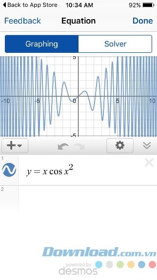 Vẽ đồ thị tương tác