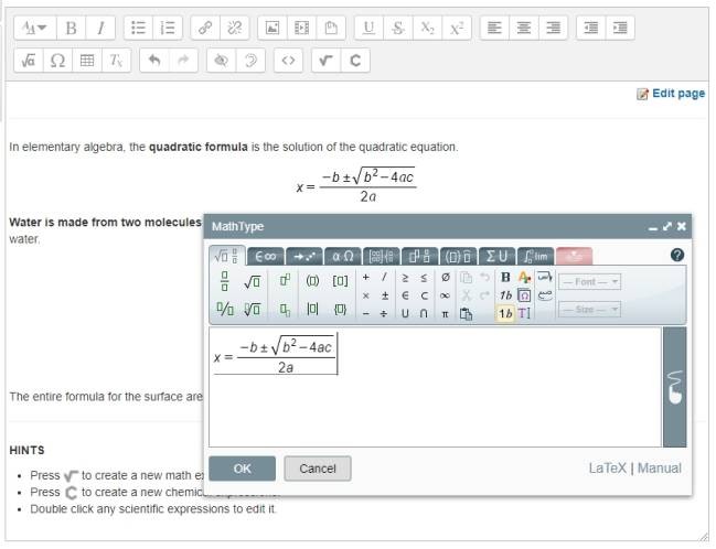 Các plugin của MathType