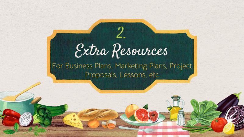 Real Food Presentation Template 26*346111