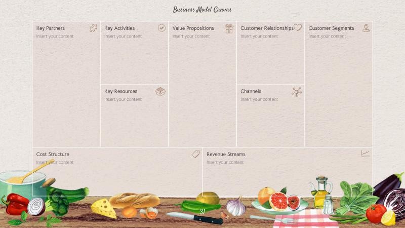 Real Food Presentation Template 31*346116