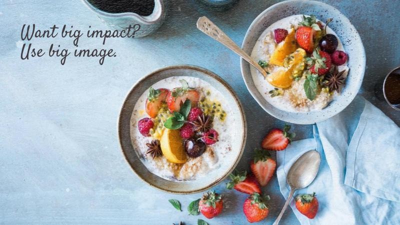 Real Food Presentation Template 11*346122