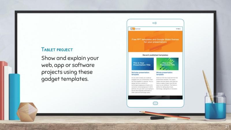 Education Whiteboard Slides slide 21