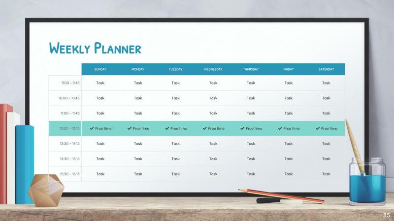 Education Whiteboard Slides slide 35