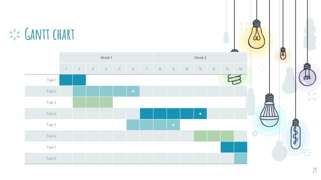 Colorful Light Bulbs Slides slide 29