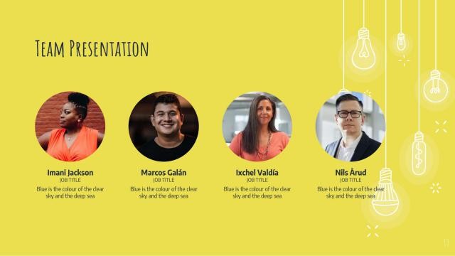 Colorful Light Bulbs Slides slide 33