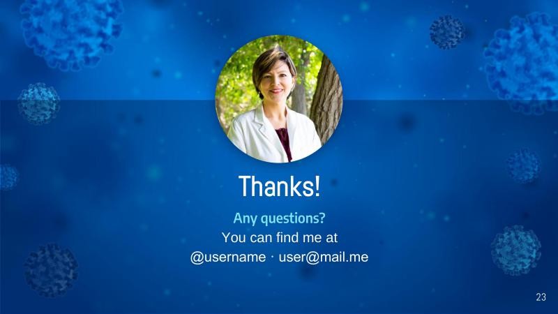 COVID Outbreak Presentation Template slide 23*352328