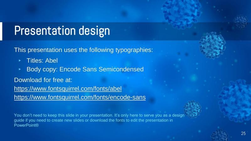 COVID Outbreak Presentation Template slide 25*352343