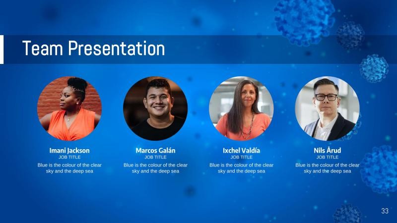 COVID Outbreak Presentation Template slide 33*352350