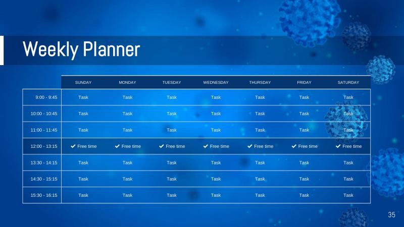 COVID Outbreak Presentation Template slide 35*352362
