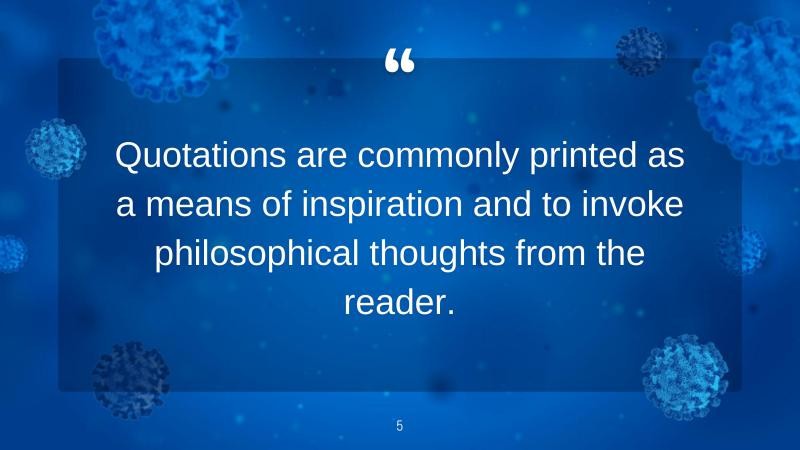 COVID Outbreak Presentation Template slide 5*352333