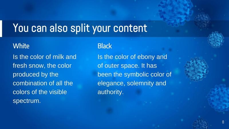 COVID Outbreak Presentation Template slide 8*352339