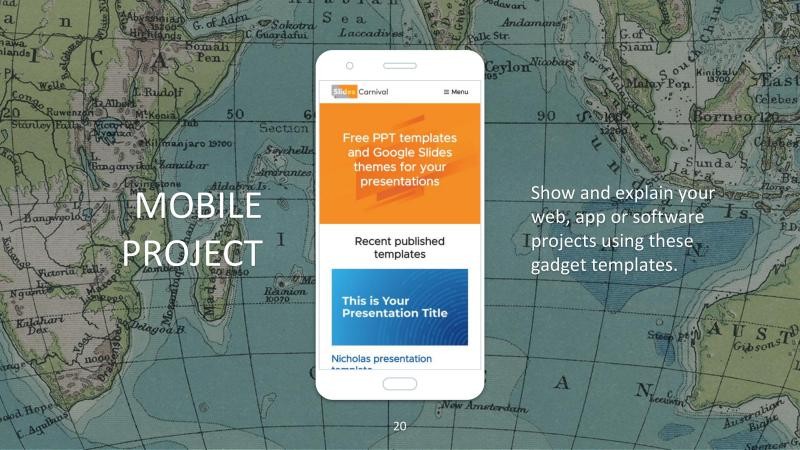 Vintage Geography Presentation Template slide 20