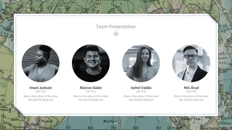 Vintage Geography Presentation Template slide 33