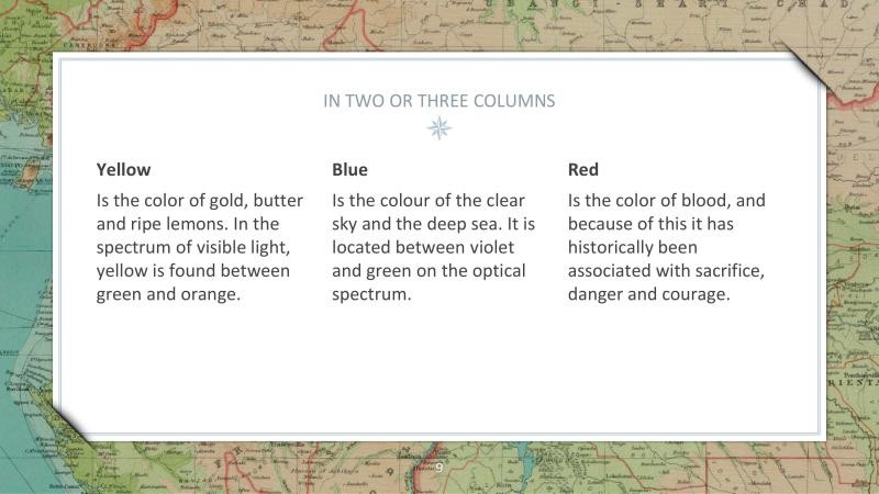 Vintage Geography Presentation Template slide 9