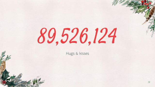 Winter Christmas presentation template 14