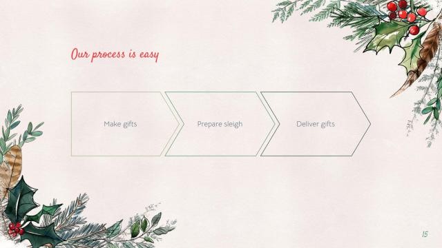 Winter Christmas presentation template 15