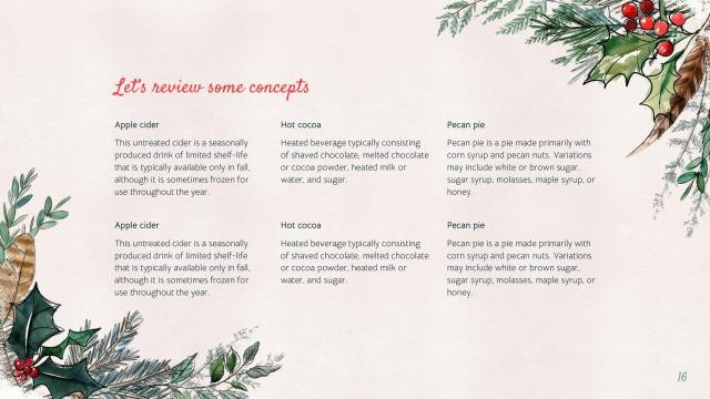 Winter Christmas presentation template 16