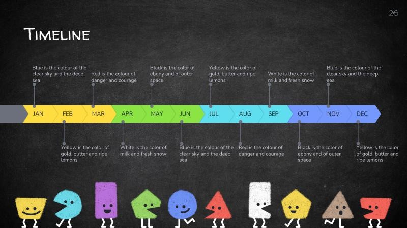 Cute Geometry Presentation Template slide 17