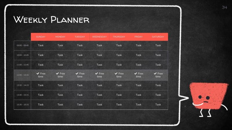 Cute Geometry Presentation Template slide 25