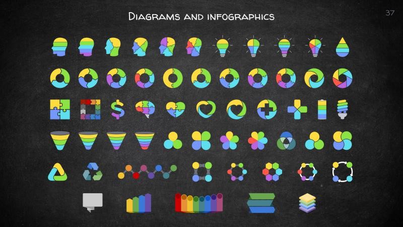 Cute Geometry Presentation Template slide 27