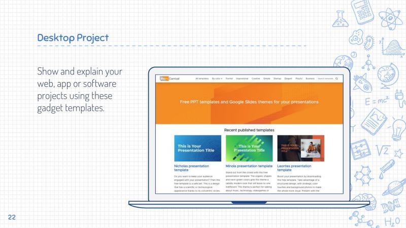 Science Drawings Presentation Template Slide 22