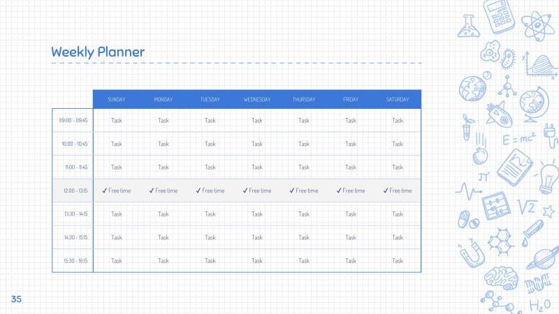 Science Drawings Presentation Template Slide 35